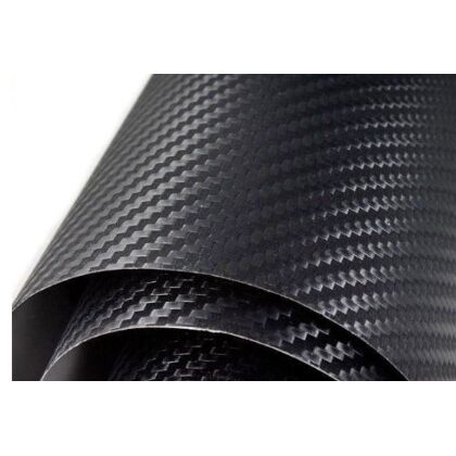 Folie carbon 3D neagra cu tehn.elimin.bule latime 1.5m x CF-10BL / MQ-05