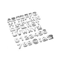 Abtibild cromat cu efect 3D, Litera X, TCT-2404-X