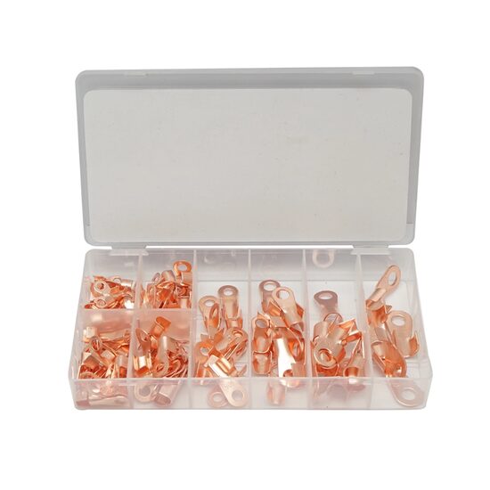 Trusa papuci electrici, cupru neizolati 10-100A, 120 piese, 19976