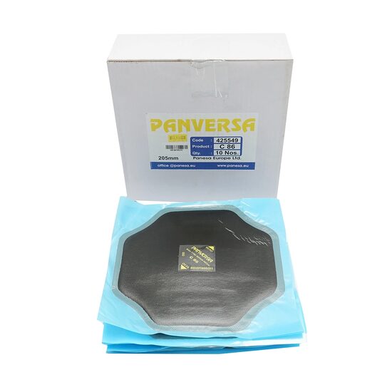 SET Petice vulcanizare diagonale 10 bucati C-86, 205mm pentru anvelope Panversa rn96