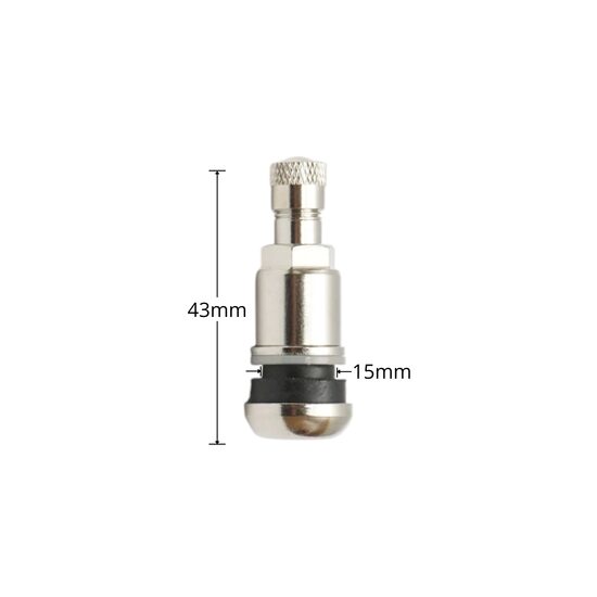 Valva turism tubeless TR413, metalica, SY16