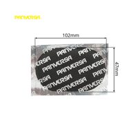 Petice vulcanizare pentru camere de aer, ovale, 47x102mm, Panversa PP8, rn74