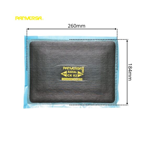 Petice vulcanizare pentru anvelope, radiale, 184x260mm, Panversa CX-82 rn92