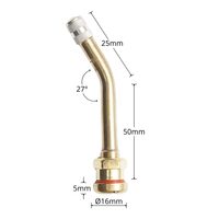 Valva camion v3-20-10 tubeless, inclinatie 27gr, 50+25mm,75cm, RX40