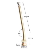 Valva camion v3-20-8 tubeless, 12grame, 29+85mm,114cm, RX38