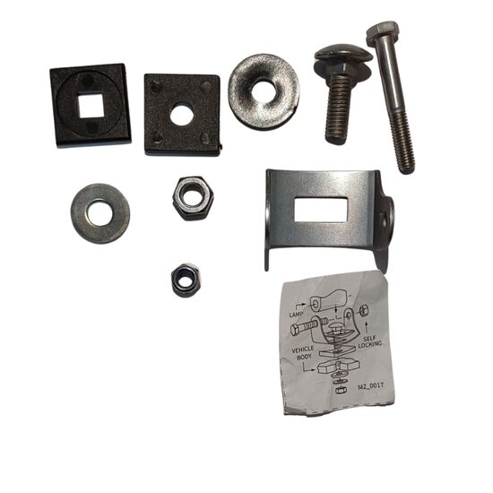 Suport prindere proiector cu reglare unghi, fi 6mm, latime 37mm, Wesem MZ0017