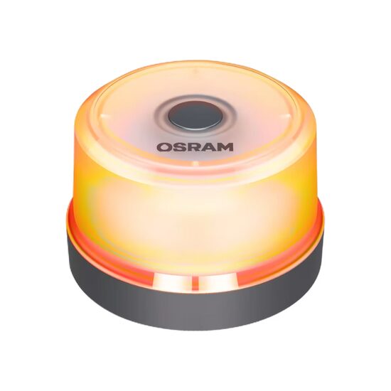 Girofar Led, galben, Road Flare Signal V16, baterii 9V, baza magnetica, amax OSRAM LedSL102