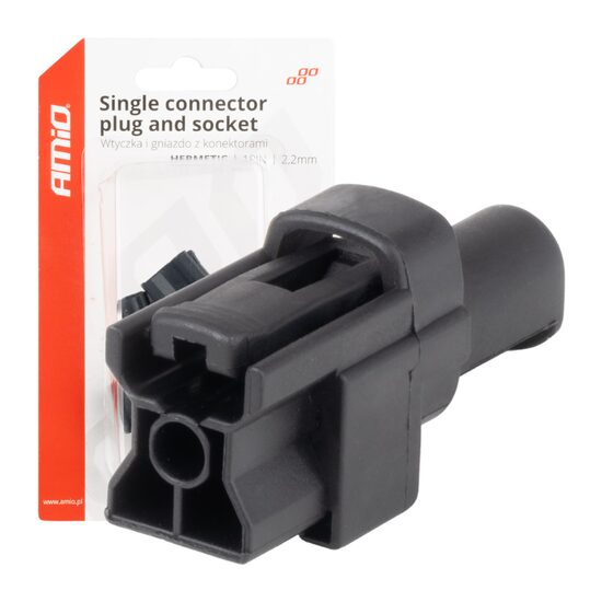 Set mufa conector cu 1 pini, set mama-tata, Econoseal Japan, impermeabila, AMIO 04345