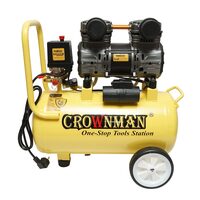Compresor aer 30L, 1.5KW/2CP, 8 bar, 130L/min, fara ulei, Crownman