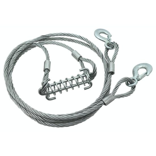 Cablu tractare metal, fi 10mm, 7T, 4m, cu ARC, Compass 01241