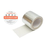 Banda autoadeziva butilica, cu folie de aluminiu, hidroizolanta, acoperis, etc 5cmx10m Breckner Germany BK91211