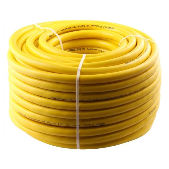 Furtun PVC cu insertie pentru apa, erbicidat, MET, 12.5x3mm, 20bar, rola 50m, AGROPLAST