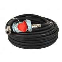 Furtun umflat roti 20m, cupla aer camion, mufa rapida fi15mm, negru, 20 bar, B.A.M WDP028