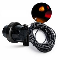 Lampa gabarit brat, 107(fi79), 18 LED, 12-24V, Galben-Rosu, Hor102A, LD2622 Graphite 5M Horpol