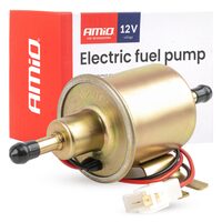 Pompa alimentare combustibil benzina / motorina, electrica, 12V, 1.5A, 0.03 MPa, 90 l/h, 8mm ,AMIO-04924