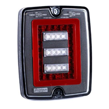 Lampa ceata si mers inapoi, cu pozitie Neon, 127x151mm, LED, FT-324 Fristom