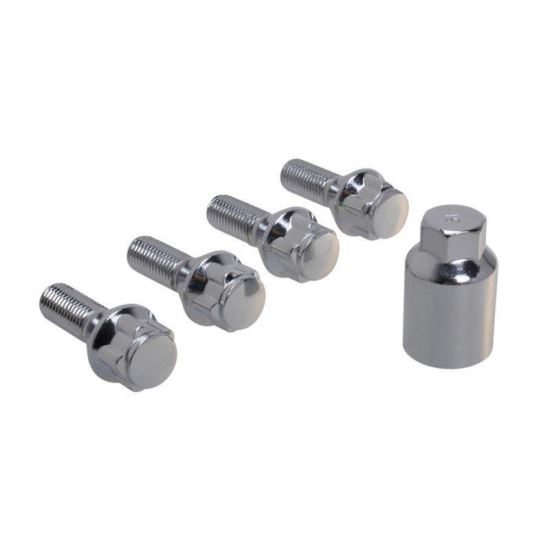Set 4 piulite pentru prezoane antifurt roti,14x1.5 x25C, conic 7886 Automax