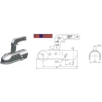Cuplaj remorca 1300kg rotund 50.5mm ZSK1300D Steelpress SPP