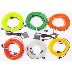Fir neon, 5m, 12V, albastru