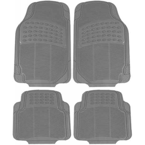 Set 4 covorase auto cauciuc, 71x47cm, gri 731.12 Heyner 