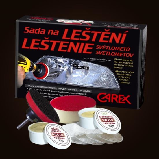 Kit polish lustriure faruri 40228 Carex