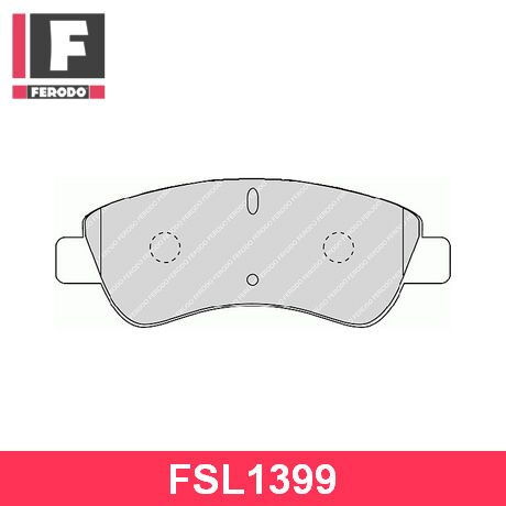 Placute frana Citroen Xsara 00->, Peugeot 307 01-> FERODO FSL1399