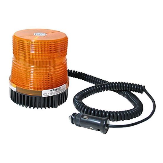 Girofar 12V, h95, bec stroboscopic prindere cu magnet, HS51012.