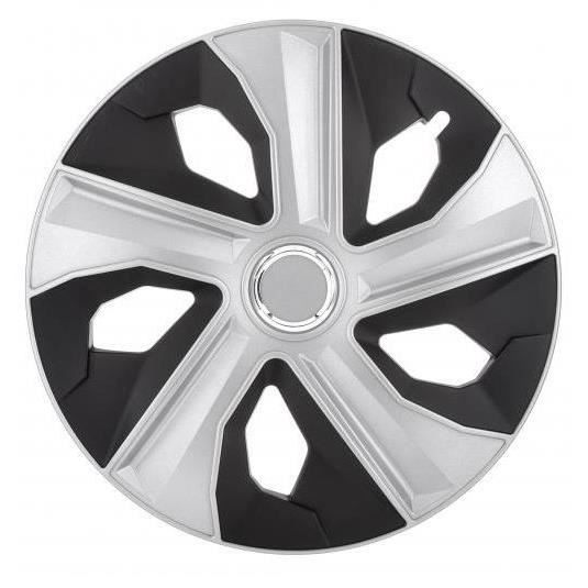 Capace roti 16'' Jestic Luna II cu inel, grafit cu argintiu