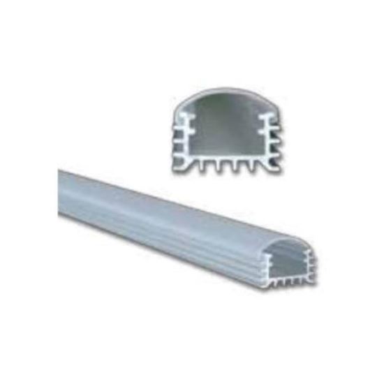 Suport profil aluminiu 1m + dispersor(alb/mat) pentru banda LED rigida aluminiu 886AL