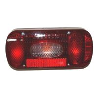 Lampa spate 215X100, 5 functii, cu ceata, LED, TR006 S Dafa