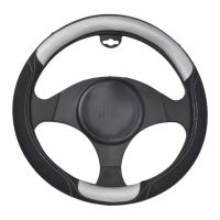 Husa volan 37 - 39cm negru cu gri 9348 Automax  
