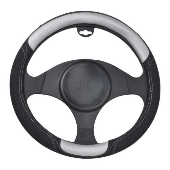 Husa volan 37 - 39cm negru cu gri 9348 Automax  