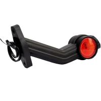 Lampa gabarit cu brat 190 lung, cotit la 45°, LED, 3 functii alba, rosie si galbena, dreapta 12-36V, FT-140 FP Fristom