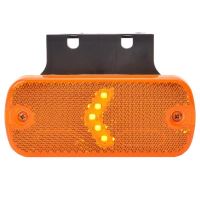 Lampa gabarit 105x45, LED, galbena, cu suport, sageata, 12-24V, W127 901 Was 