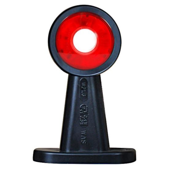 Lampa gabarit cu brat 135mm, LED, alb-rosie, angeleye, 12-24V, W21.6ww 509bc Was  