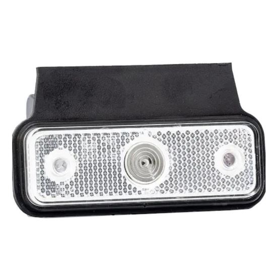 Lampa gabarit 102x36, LED, alba, cu talpa, 12-36V, FT-004-B+K Fristom 