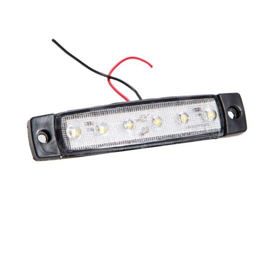Lampa gabarit 95x20, LED, alba, 12-24V, FR0172-B