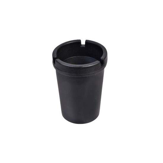 Scrumiera neagra, capac detasabil, 110 mm