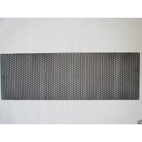 Ornament grila spoiler plastic, fagure, plasa 119 x 40cm negru, gaura mica