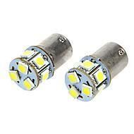 Set 2 becuri pozitie 9 LED-uri 24V/5W G18 BA15s alb CanBus Lux Art