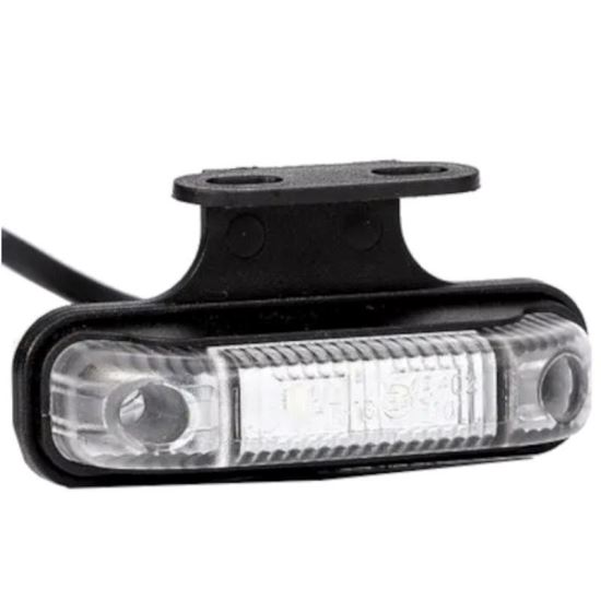 Lampa gabarit 80x18, LED, alba, cu talpa, 12-36V, FT-013 B+K Fristom  