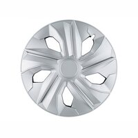 Set 4 capace roti 15inch, Luna, argintiu, Jestic