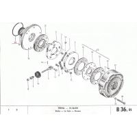 Garnitura carcasa interioara frana U650 UTB 141.2x5.7