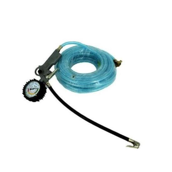 Furtun umflat roti 15m si pistol cu manometru Art140