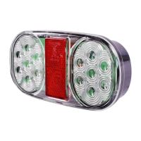 Lampa spate 160x76, 3 functii, catatdioptru LED, incolor, JCB SA95