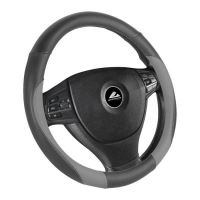 Husa volan 37 - 39cm negru cu gri 9300 Automax  
