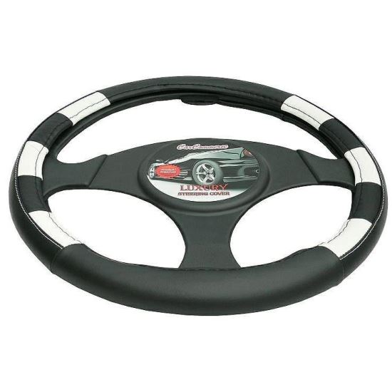 Husa volan 37-39cm Taxi Luxury 42406 CarCo