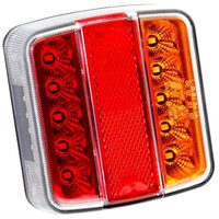 Lampa spate 100x90, 4 functii, cu iluminare numar, LED, TT.12006