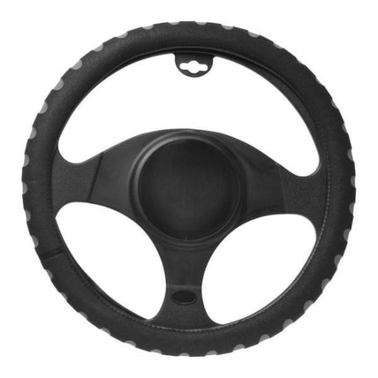 Husa volan 37-39cm din burete margine cu gri Automax 5141