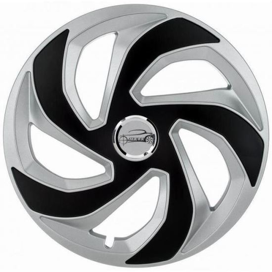 Capace roti 14" Jestic Rex II cu inel, grafit si argintiu